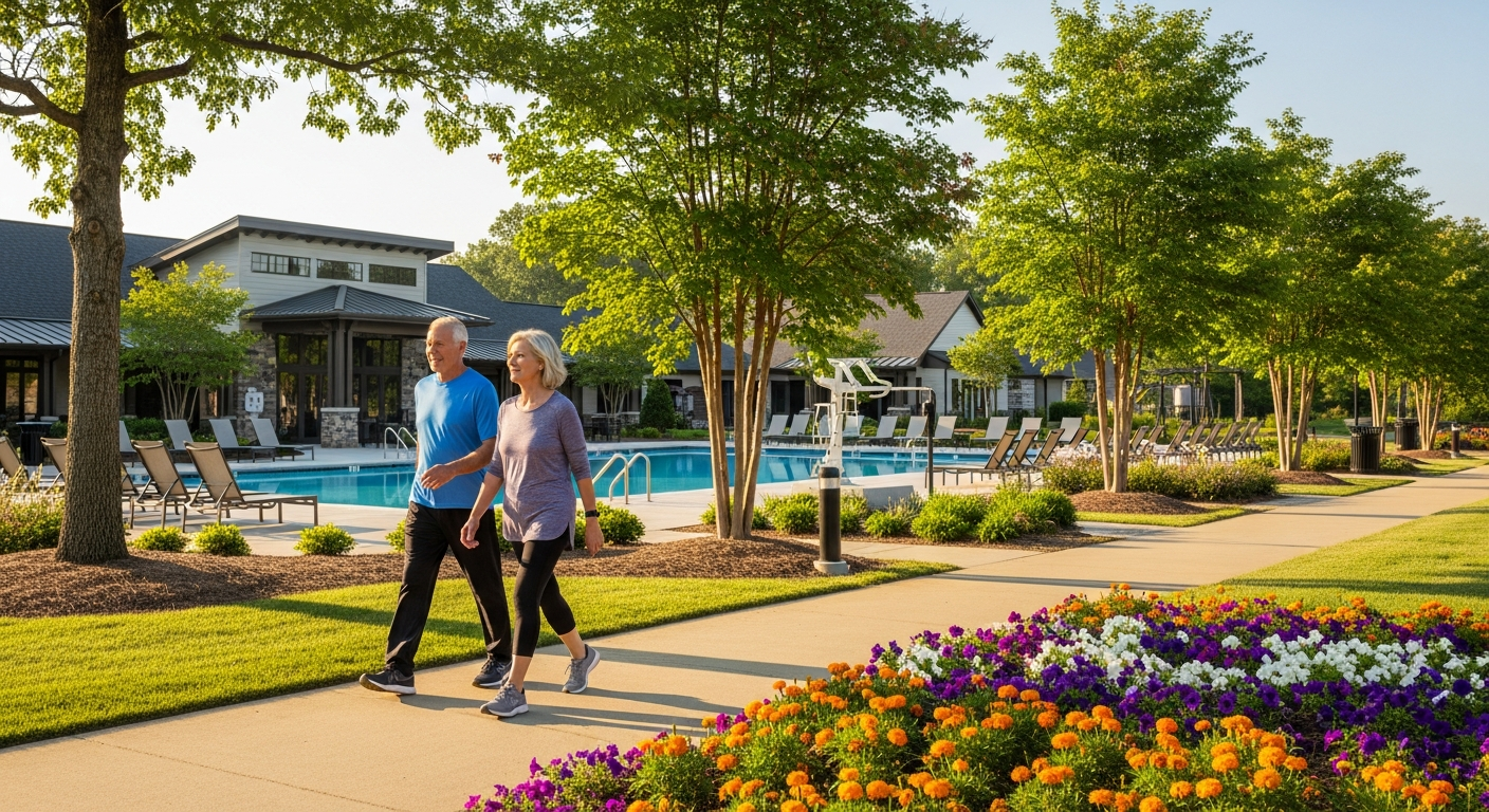 Best 55+ Communities in Richmond VA — active adults in landscaped community